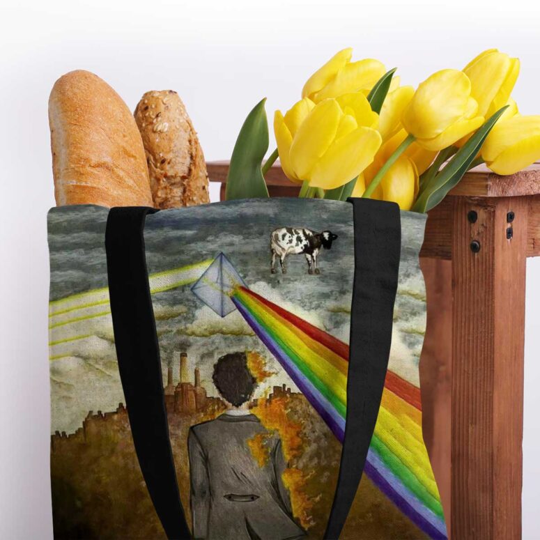 Pink Floyd Tote Bag - Dark Side Of The Moon WYWH Pink Floyd Tote Bag - Dark Side Of The Moon WYWH