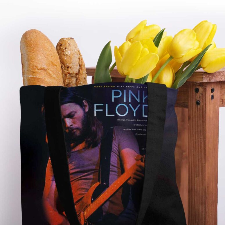 Pink Floyd Tote Bag - David Gilmour Easy Guitar with Riffs and Solos