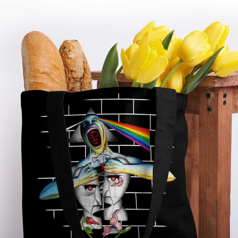 Pink Floyd Tote Bag - Division Bell Meets The Dark Side Of The Wall