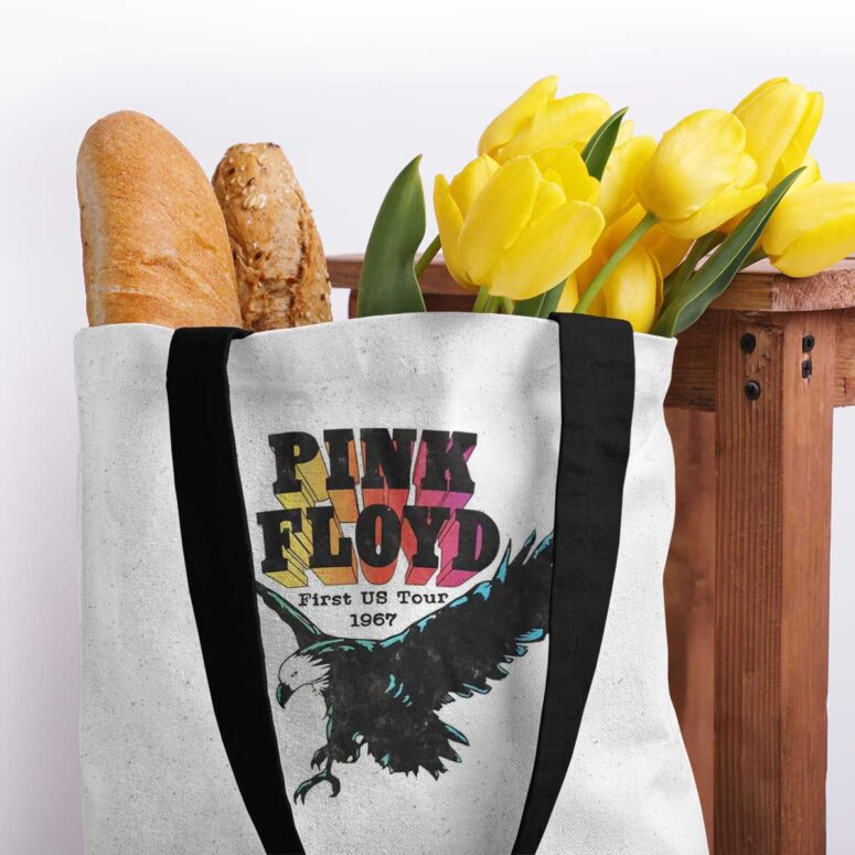 Pink Floyd Tote Bag - First US Tour 1967 Pink Floyd Tote Bag - First US Tour 1967