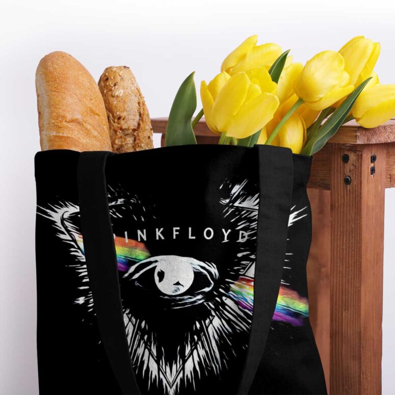 Flare Eyes Pink Floyd Tote Bag