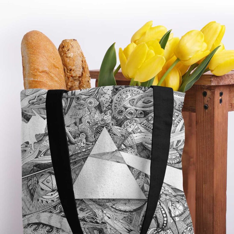 Pink Floyd Memories Fan Art Tote Bag