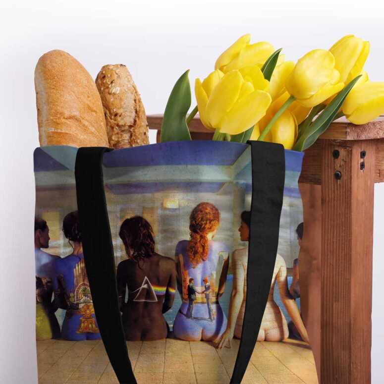 Pink Floyd Back Art Tote Bag Pink Floyd Back Art Tote Bag