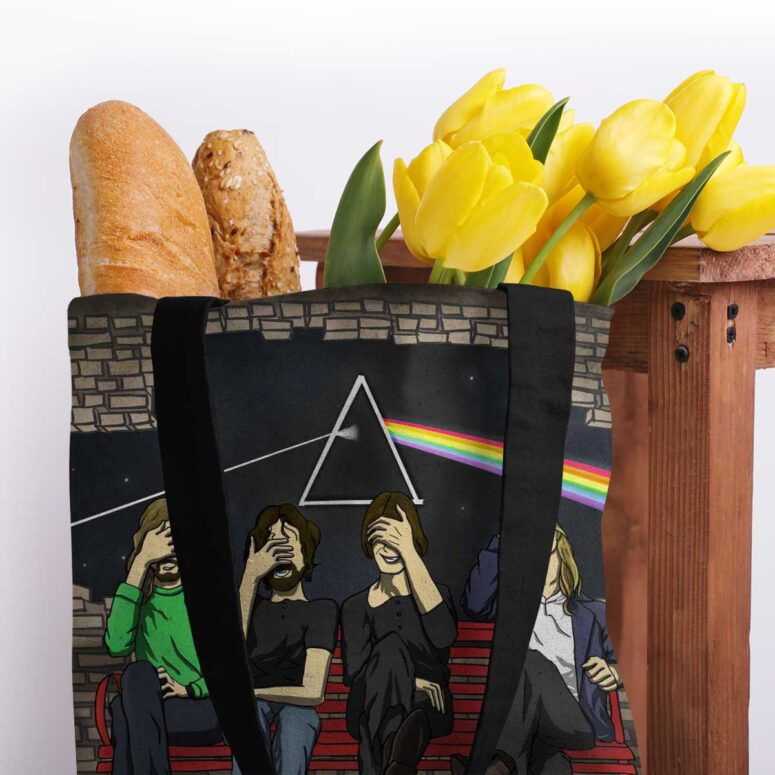 Pink Floyd Facepalm Tote Bag Pink Floyd Facepalm Tote Bag