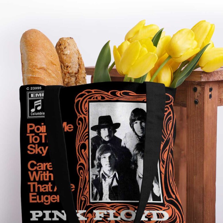 Pink Floyd Tote Bag - Point Me at the Sky Careful With That Axe Eugene Single