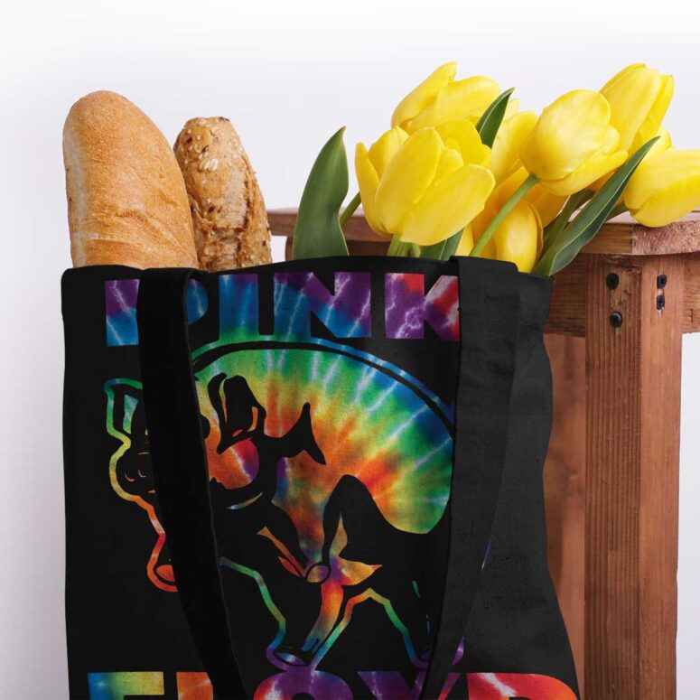 Pink Floyd Tote Bag - Psychedelic Animals Pig