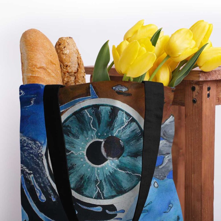 Pink Floyd Tote Bag - Pulse Hand Drawing Art Pink Floyd Tote Bag - Pulse Hand Drawing Art