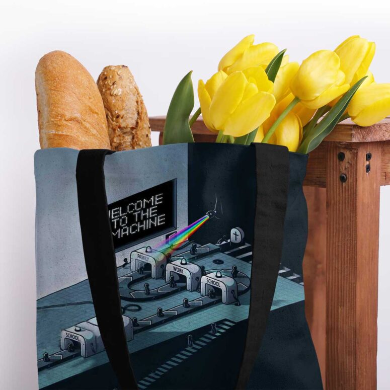Pink Floyd Tote Bag - Welcome To The Machine
