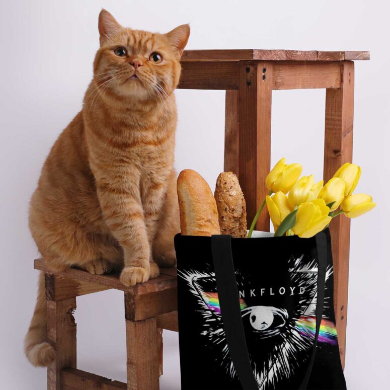 Flare Eyes Pink Floyd Tote Bag