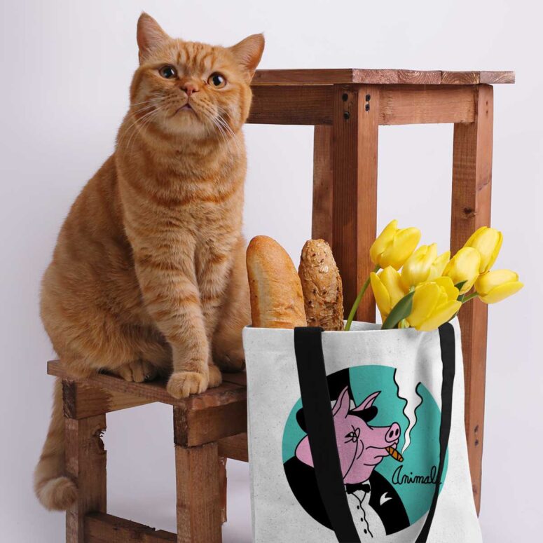 Pink Floyd Tote Bag - ANIMALS PIG