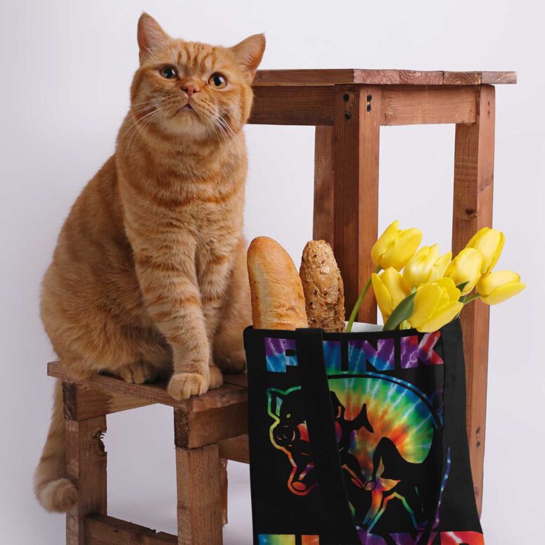 Pink Floyd Tote Bag - Psychedelic Animals Pig