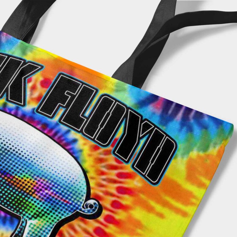 Pink Floyd Animals 1977 TieDye Tote Bag Pink Floyd Animals 1977 TieDye Tote Bag