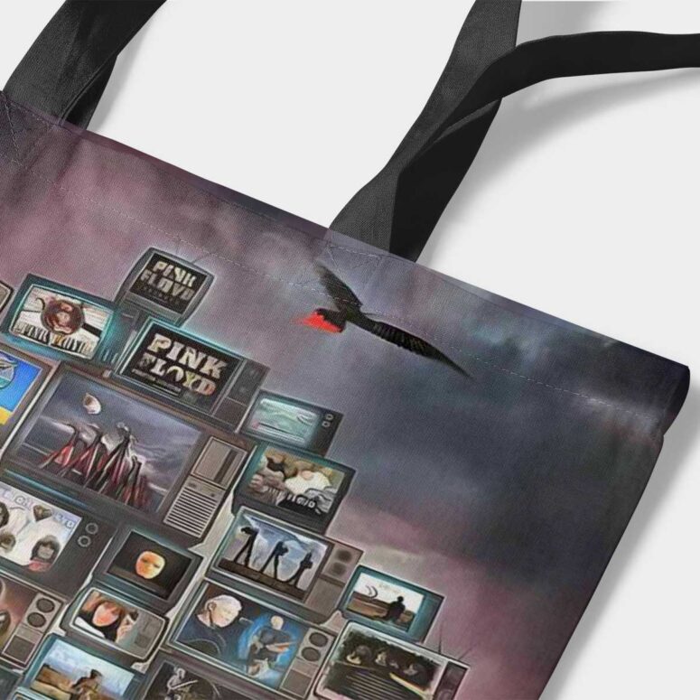 Pink Floyd Tote Bag - Boy Watching Pink Floyd Show Pink Floyd Tote Bag - Boy Watching Pink Floyd Show