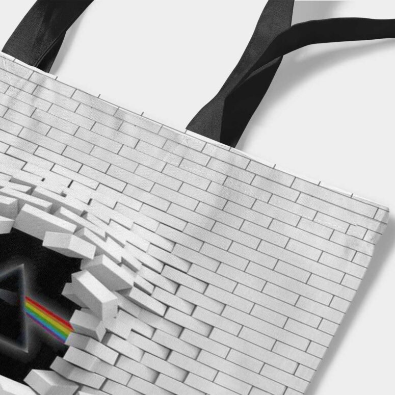 Pink Floyd Brick In The Wall 3D Tote Bag Pink Floyd Brick In The Wall 3D Tote Bag