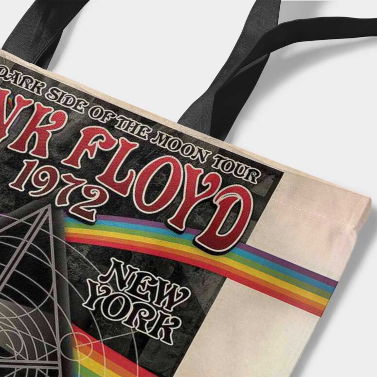 Pink Floyd Tote Bag - Carnegie Hall Dark Side Of The Moon Tour Poster Pink Floyd Tote Bag - Carnegie Hall Dark Side Of The Moon Tour Poster