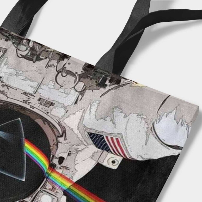 Pink Floyd Tote Bag - Dark Side Of The Moon Astronaut Premium Pink Floyd Tote Bag - Dark Side Of The Moon Astronaut Premium