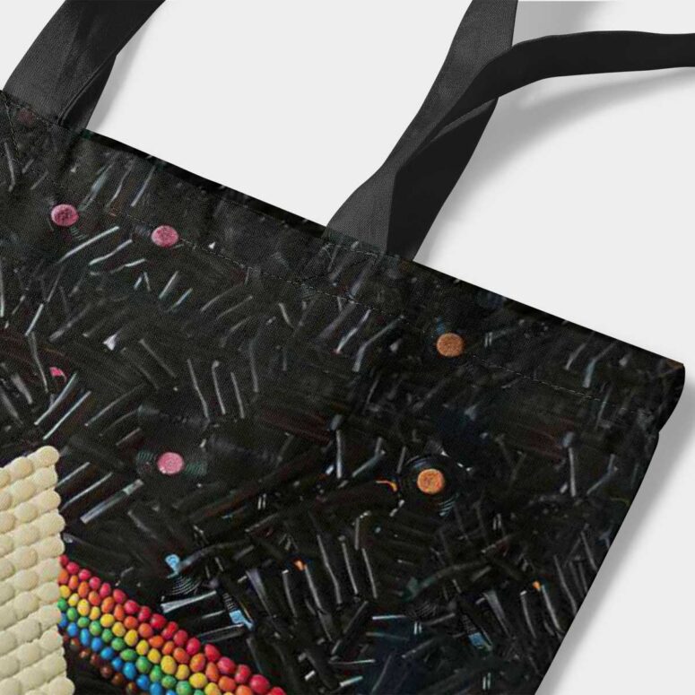 Pink Floyd Tote Bag - Dark Side Of The Moon Candy Pink Floyd Tote Bag - Dark Side Of The Moon Candy