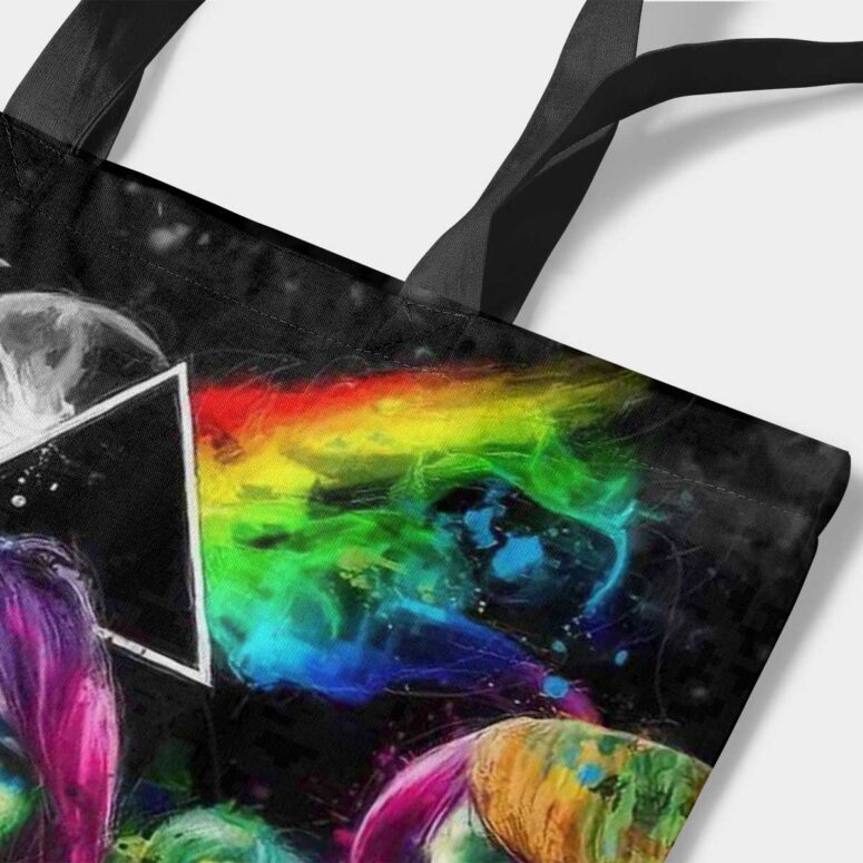 Dark Side Of The Moon Pink Floyd Band Tote Bag