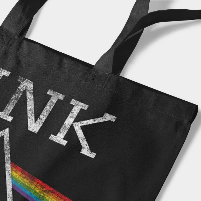 Pink Floyd Tote Bag - Dark Side Of The Moon Distressed Pink Floyd Tote Bag - Dark Side Of The Moon Distressed