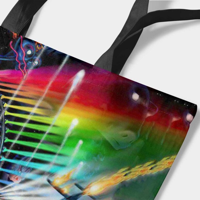 Pink Floyd Tote Bag - Interestellar Show Pink Floyd Colorful