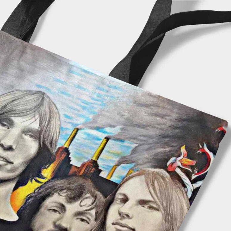 Pink Floyd Tote Bag - Drawing Fan Art