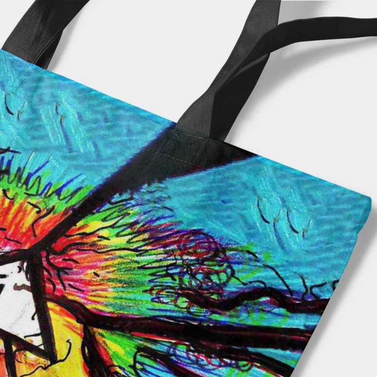 Pink Floyd Tote Bag - Psychedelic Pink Floyd Tote Bag - Psychedelic
