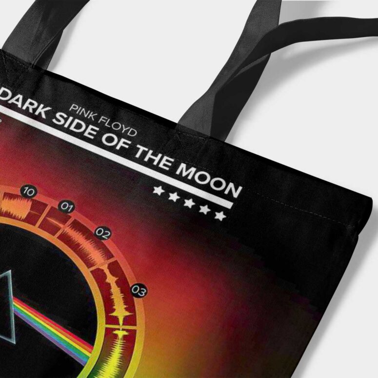 Pink Floyd Tote Bag - The Dark Side Of The Moon 1973 Waveform Pink Floyd Tote Bag - The Dark Side Of The Moon 1973 Waveform