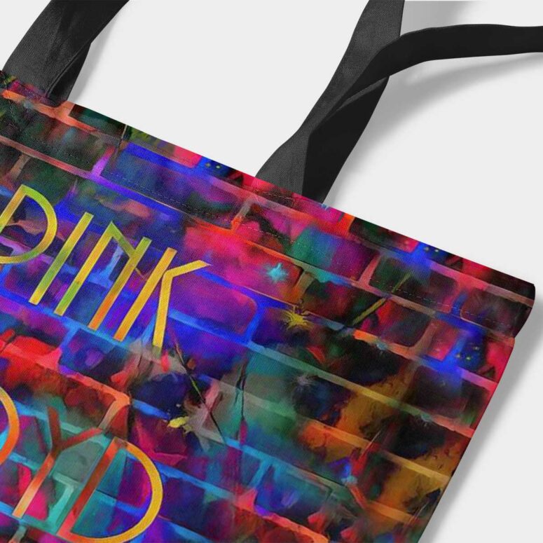 Pink Floyd Tote Bag - The Wall Water Painting Pink Floyd Tote Bag - The Wall Water Painting