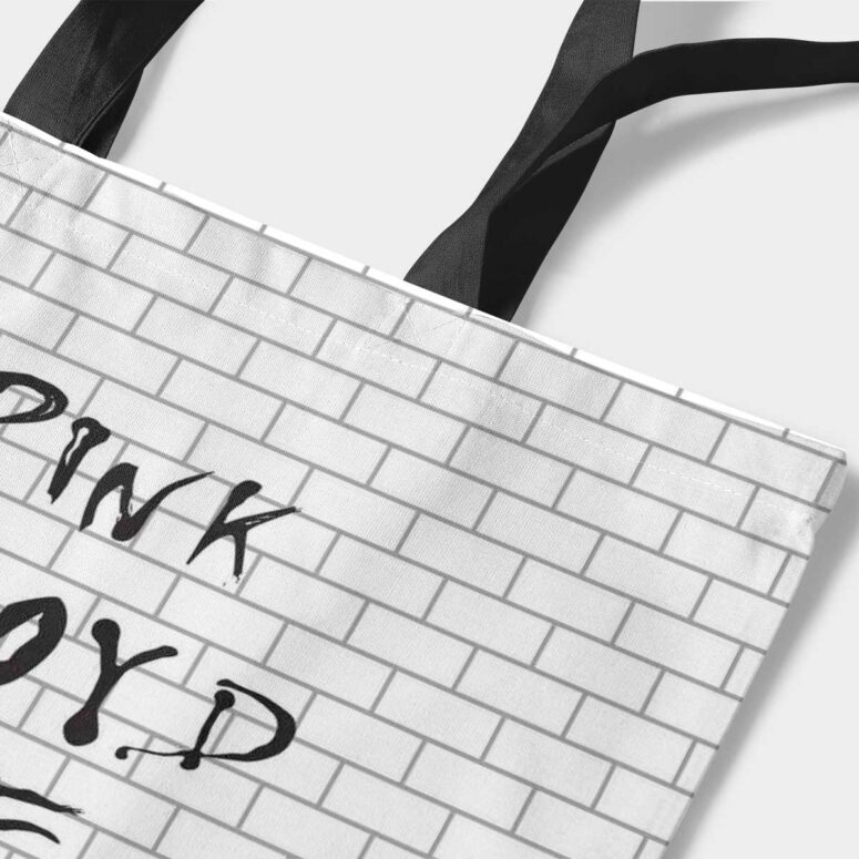 Pink Floyd Tote Bag - The Wall background Pink Floyd Tote Bag - The Wall background