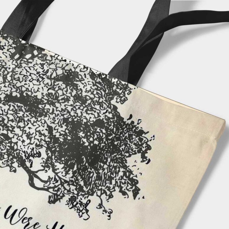 Pink Floyd Tote Bag - Wish You Were Here Lyric Vintage Tree