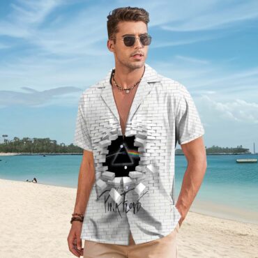 Brick In The Wall 3D Pink Floyd Hawaiian Shirt