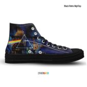 The Division Bell Dsotm Album Illustrator – Pink Floyd Black Retro Hightop - OtherBrick