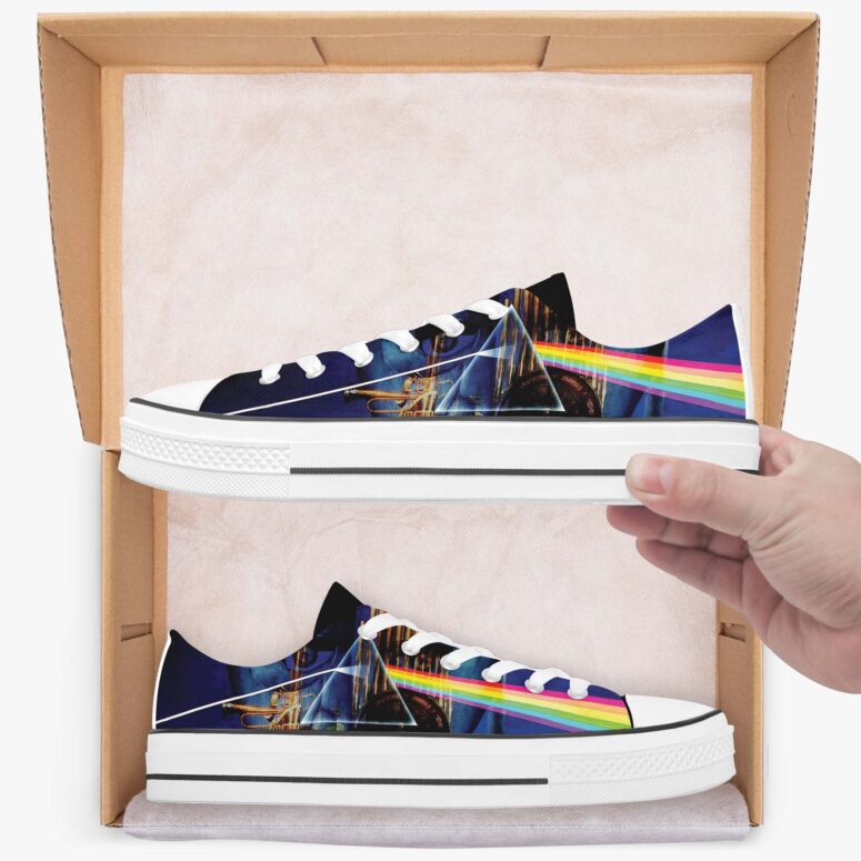The Division Bell DSOTM Album Illustrator - Pink Floyd Canvas Shoes