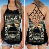 Cctt1 Dark Side Of The Moon Tour 1973 Radio City Music Hall Concert New York Criss Cross Tank Top - OtherBrick