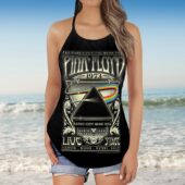Cctt2 Dark Side Of The Moon Tour 1973 Radio City Music Hall Concert New York Criss Cross Tank Top - OtherBrick