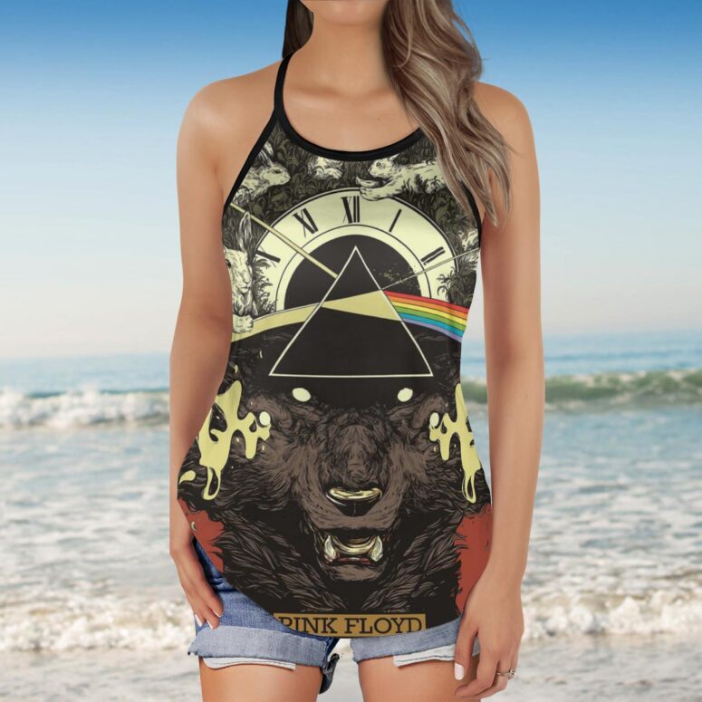 Pink Floyd October 13 1973 Vienna Austria Criss Cross Tank Top