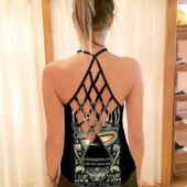 Cctt4 Dark Side Of The Moon Tour 1973 Radio City Music Hall Concert New York Criss Cross Tank Top - OtherBrick
