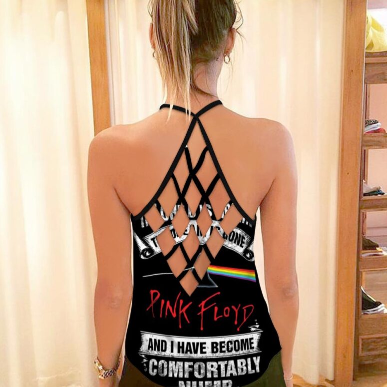 I have become comfortably numb Pink Floyd Criss Cross Tank Top