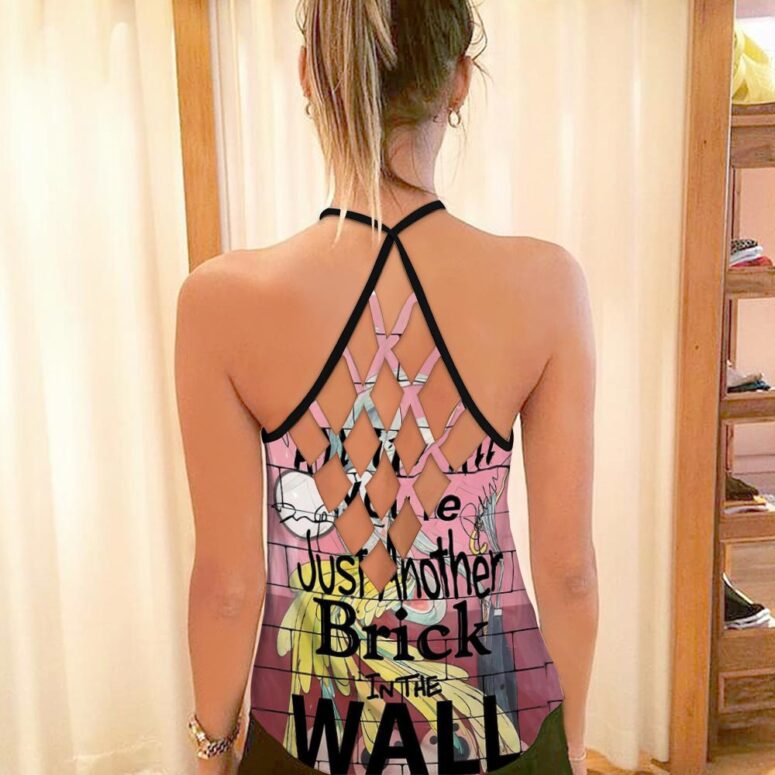 You Are Just Another Brick In The Wall Pink Floyd Criss Cross Tank Top You Are Just Another Brick In The Wall Pink Floyd Criss Cross Tank Top