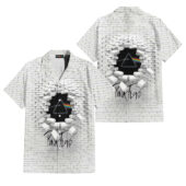 Hawaiian Shirt 2sides A Brick In The Wall 3d Hawaiian Shirt - OtherBrick