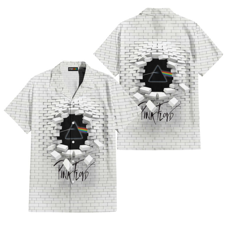 Brick In The Wall 3D Pink Floyd Hawaiian Shirt Brick In The Wall 3D Pink Floyd Hawaiian Shirt