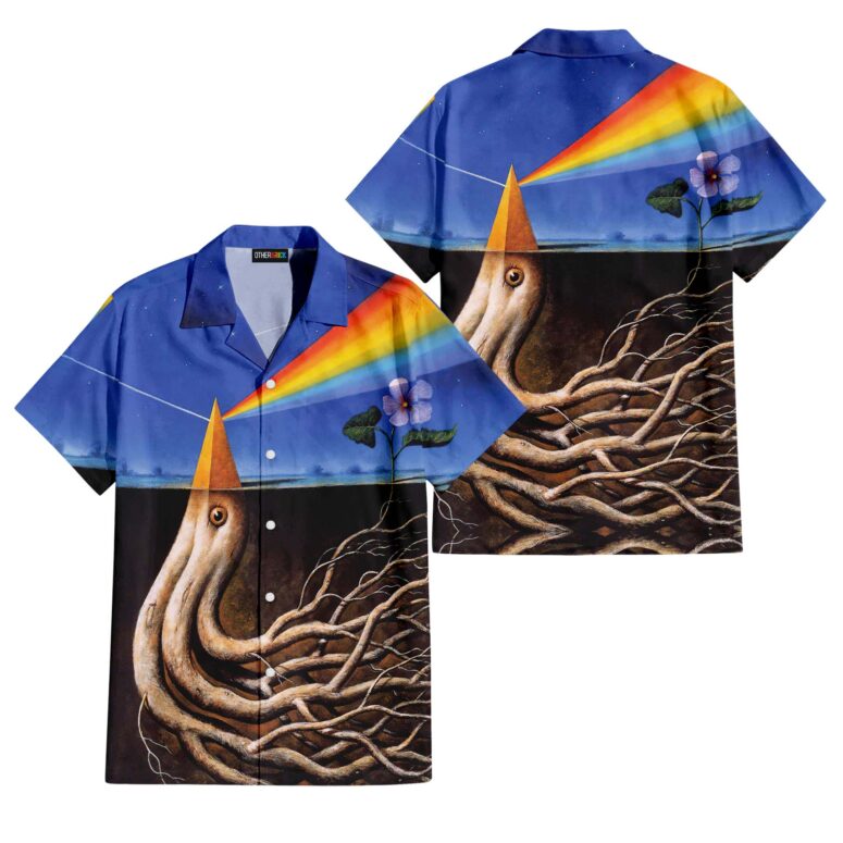 Dark Side Of the Root Art Hawaiian Pink Floyd Shirt Dark Side Of the Root Art Hawaiian Pink Floyd Shirt