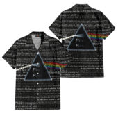 Hawaiian Shirt 2sides A Pink Floyd Lyric Collage Prism Vintage Hawaiian Shirt Copy - OtherBrick