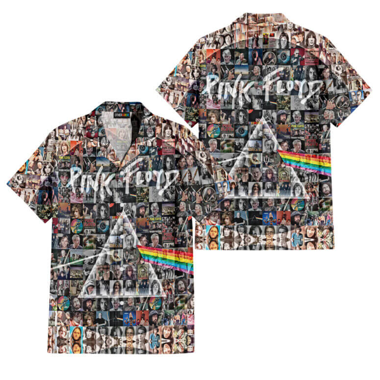 The Dark Side Of The Moon In The Wall Art Hawaiian Pink Floyd Shirt The Dark Side Of The Moon In The Wall Art Hawaiian Pink Floyd Shirt