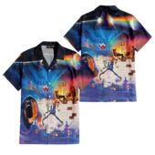 Hawaiian Shirt 2sides A Pink Floyd The Wall Dark Side Of The Moon Fine Art Hawaiian Shirt - OtherBrick