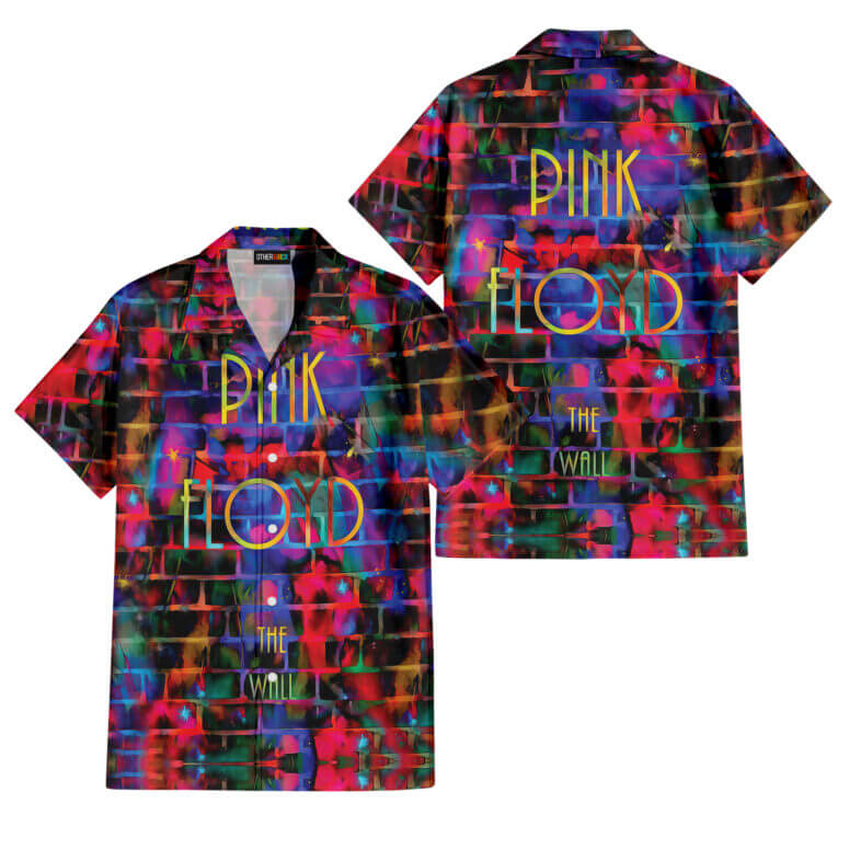 The Dark Side Of The Moon In The Wall Art Hawaiian Pink Floyd Shirt The Dark Side Of The Moon In The Wall Art Hawaiian Pink Floyd Shirt