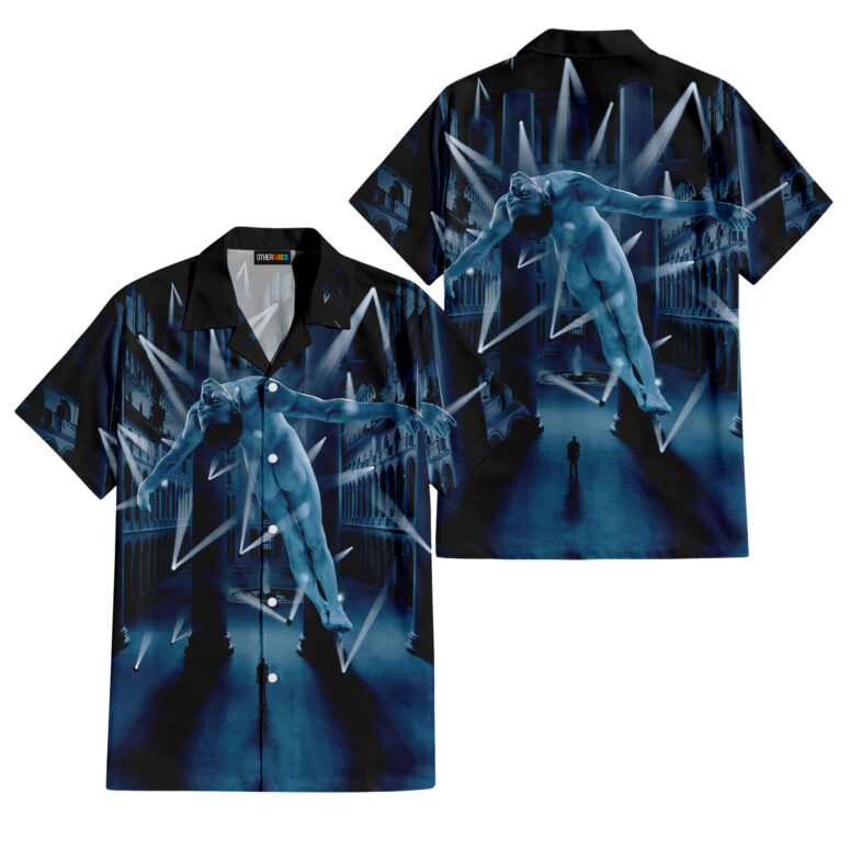Pulse Box Set Book Cover 1995 Hawaiian Pink Floyd Shirt
