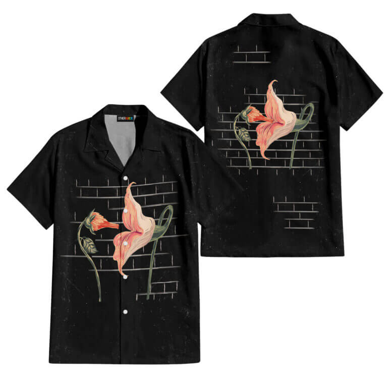 The Dark Side Of The Moon In The Wall Art Hawaiian Pink Floyd Shirt The Dark Side Of The Moon In The Wall Art Hawaiian Pink Floyd Shirt
