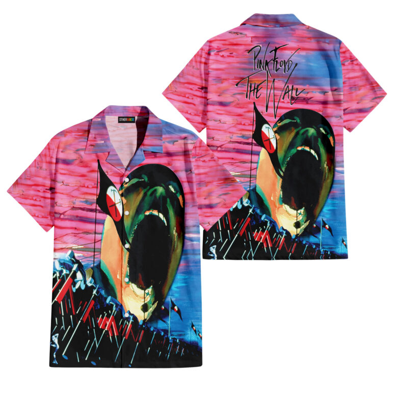 The Dark Side Of The Moon In The Wall Art Hawaiian Pink Floyd Shirt The Dark Side Of The Moon In The Wall Art Hawaiian Pink Floyd Shirt