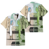 Hawaiian Shirt 2sides A Wish You Were Here X Rick Sanchez Hawaiian Shirt - OtherBrick